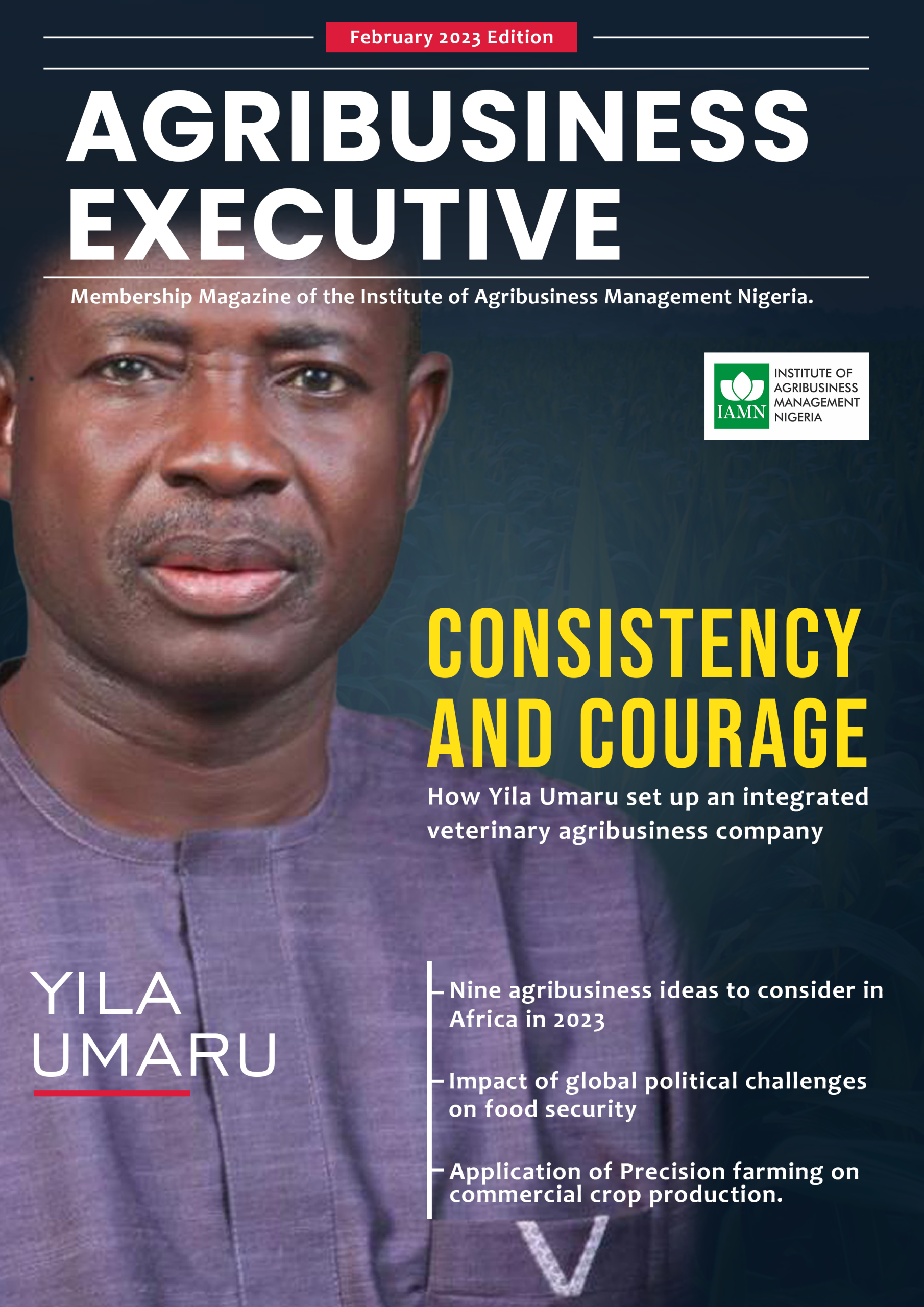 Agribusiness Executive Magazine Cover 2